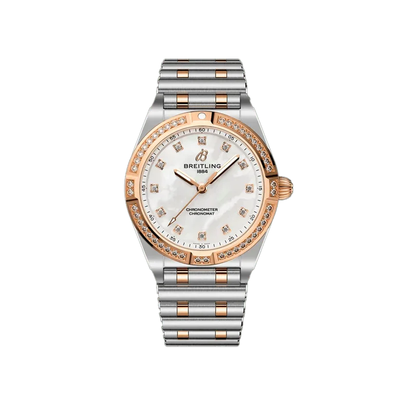 Breitling Chronomat Quartz 28mm Ladies Watch – Ref. U72310531A1U1 - The Arabian Watches