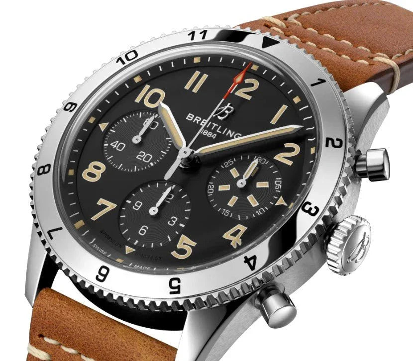 Breitling Classic AVI Chronograph 42 P - 51 Mustang A233803A1B1X1 - The Arabian Watches