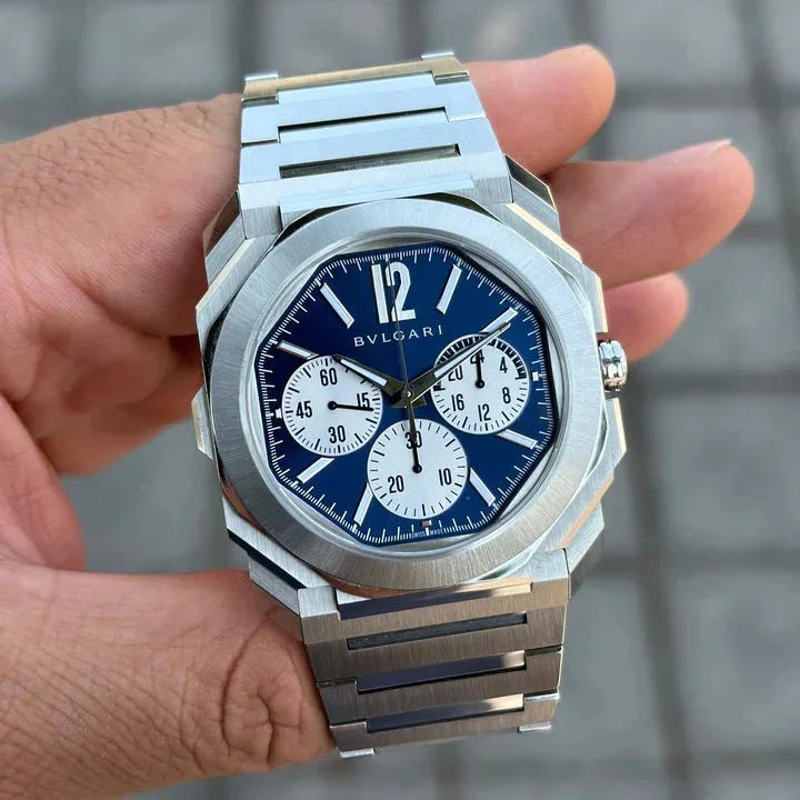 Bvlgari Octo Finissimo Chronograph GMT Automatic - Hudood Al Bawadi Watches LLC