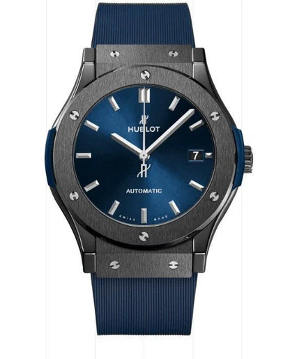 Hublot Classic Fusion Ceramic Blue 45mm - Hudood Al Bawadi Watches LLC