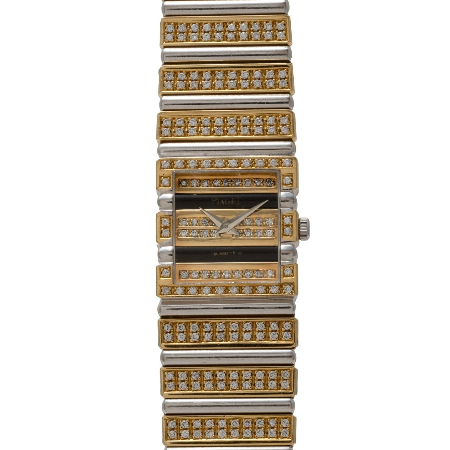 Piaget Polo Pave - Hudood Al Bawadi Watches LLC