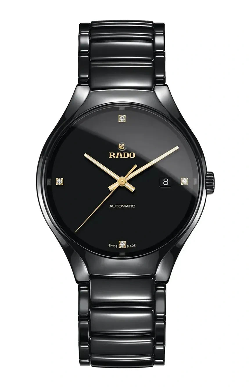Rado Men's True Automatic Diamonds - Hudood Al Bawadi Watches LLC