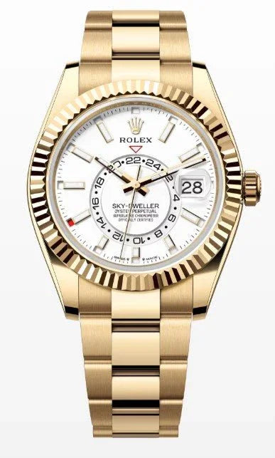 Rolex Sky - Dweller Oyster, 42 mm, yellow gold Reference 326938 - The Arabian Watches